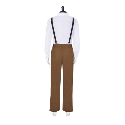 Edward Scissorhands Edward Overalls Suit Cosplay Costume Halloween Carnival Outfit