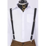 Edward Scissorhands Edward Overalls Suit Cosplay Costume Halloween Carnival Outfit