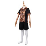 Dust Bunny Sophie Sloan Kids Children Black Shirt Cosplay Costume Halloween Carnival Outfit