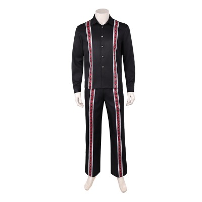 Dust Bunny Mads Mikkelsen Black Cosplay Costume Halloween Carnival Outfit