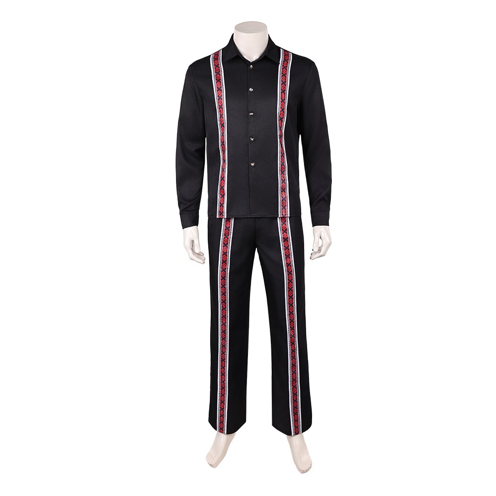 Dust Bunny Mads Mikkelsen Black Cosplay Costume Halloween Carnival Outfit