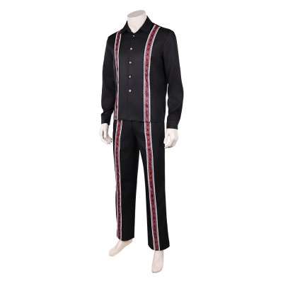 Dust Bunny Mads Mikkelsen Black Cosplay Costume Halloween Carnival Outfit