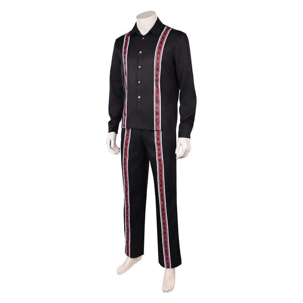 Dust Bunny Mads Mikkelsen Black Cosplay Costume Halloween Carnival Outfit