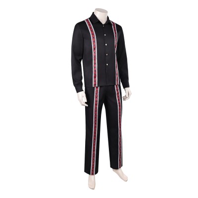 Dust Bunny Mads Mikkelsen Black Cosplay Costume Halloween Carnival Outfit