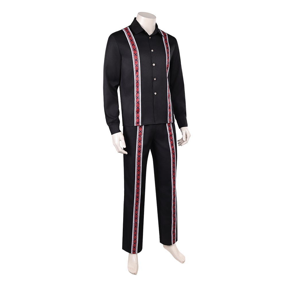 Dust Bunny Mads Mikkelsen Black Cosplay Costume Halloween Carnival Outfit