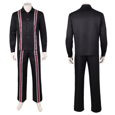 Dust Bunny Mads Mikkelsen Black Cosplay Costume Halloween Carnival Outfit