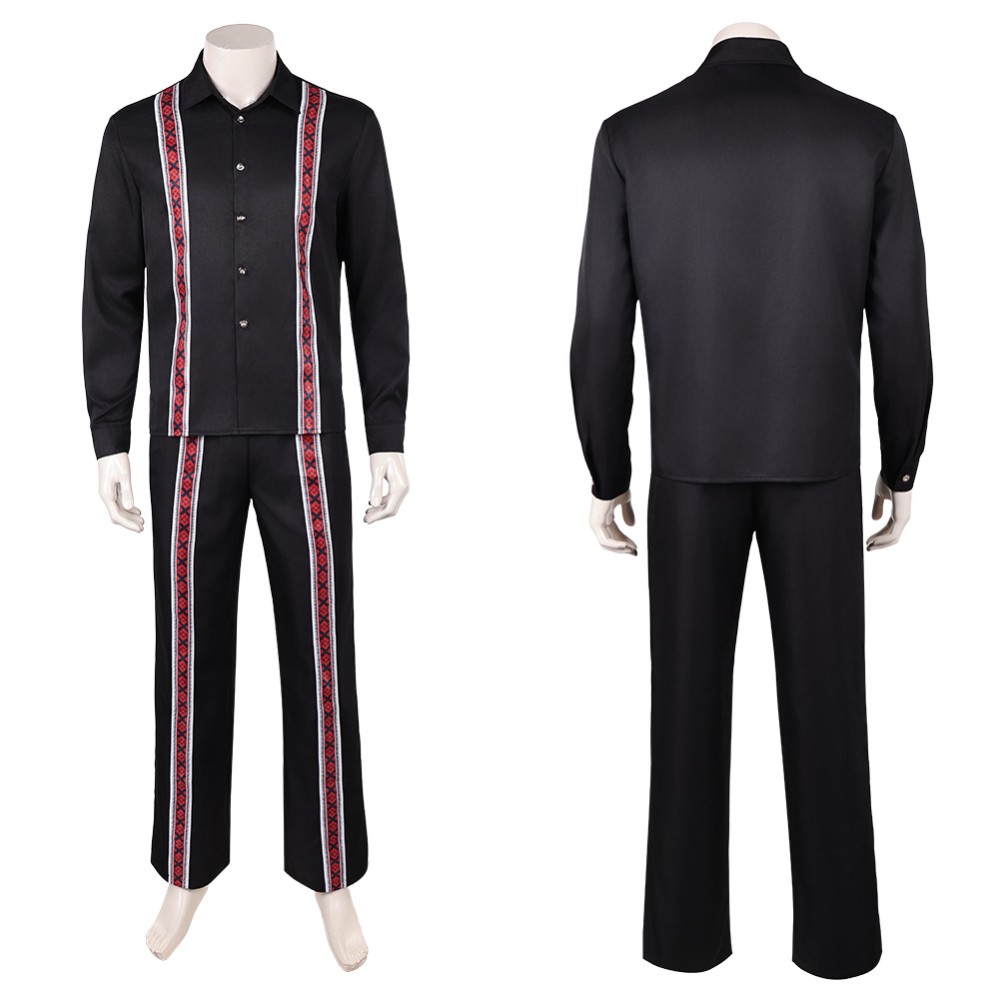 Dust Bunny Mads Mikkelsen Black Cosplay Costume Halloween Carnival Outfit
