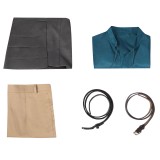 Dungeons &amp; Dragons: Honor Among Thieves Edgin Men Fullset Cosplay Costume Halloween Carnival Outfit