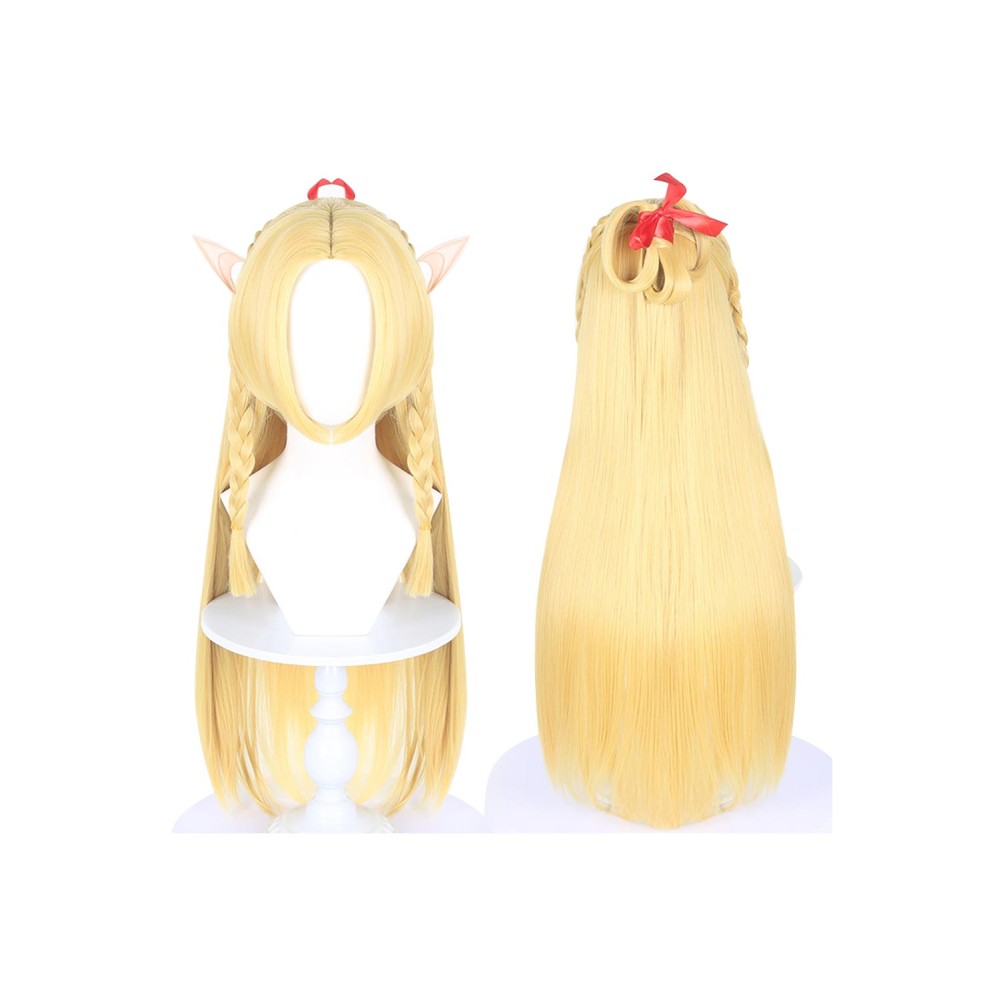 Dungeon Meshi Marcille Donato Wig Heat Resistant Synthetic Hair Accessories Cosplay Costume Halloween Carnival