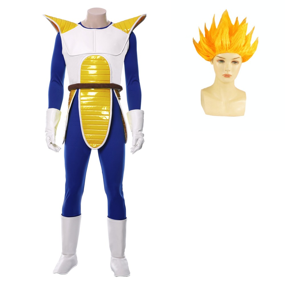 Dragonball Dragon Ball Z Vegeta Suit Cosplay Costume Halloween Carnival Outfit