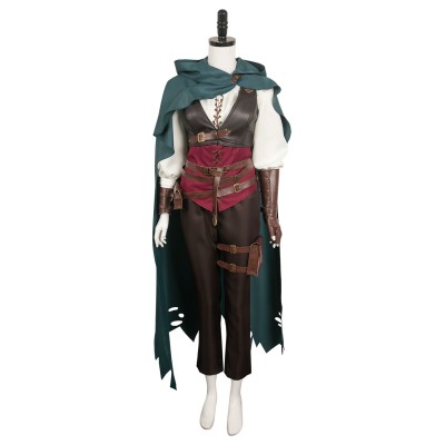 Dragon's Dogma Ulrika Suit Cosplay Costume Halloween Carnival Outfit
