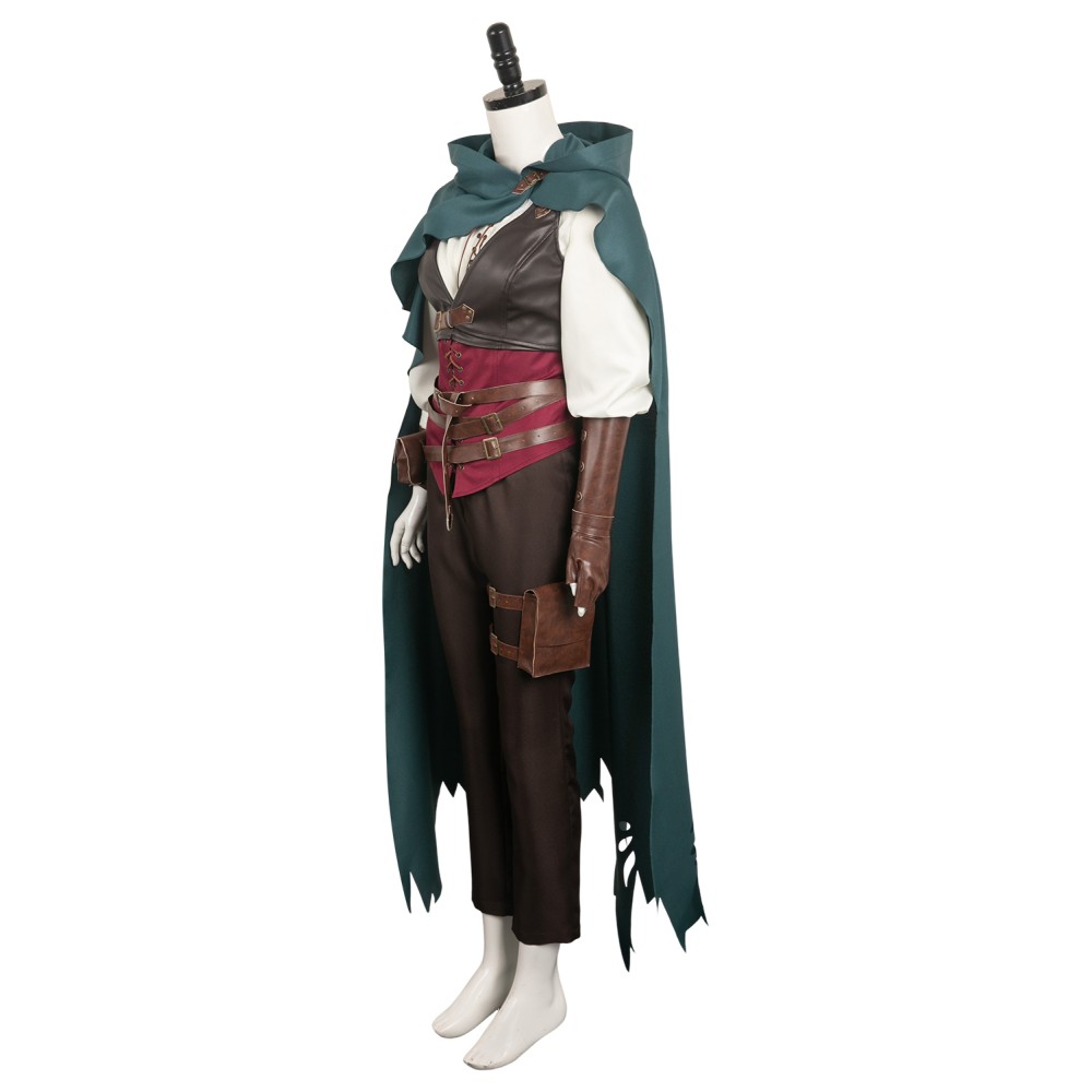 Dragon's Dogma Ulrika Suit Cosplay Costume Halloween Carnival Outfit