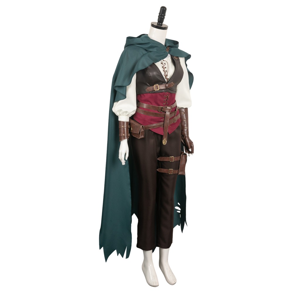 Dragon's Dogma Ulrika Suit Cosplay Costume Halloween Carnival Outfit