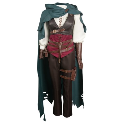Dragon's Dogma Ulrika Suit Cosplay Costume Halloween Carnival Outfit