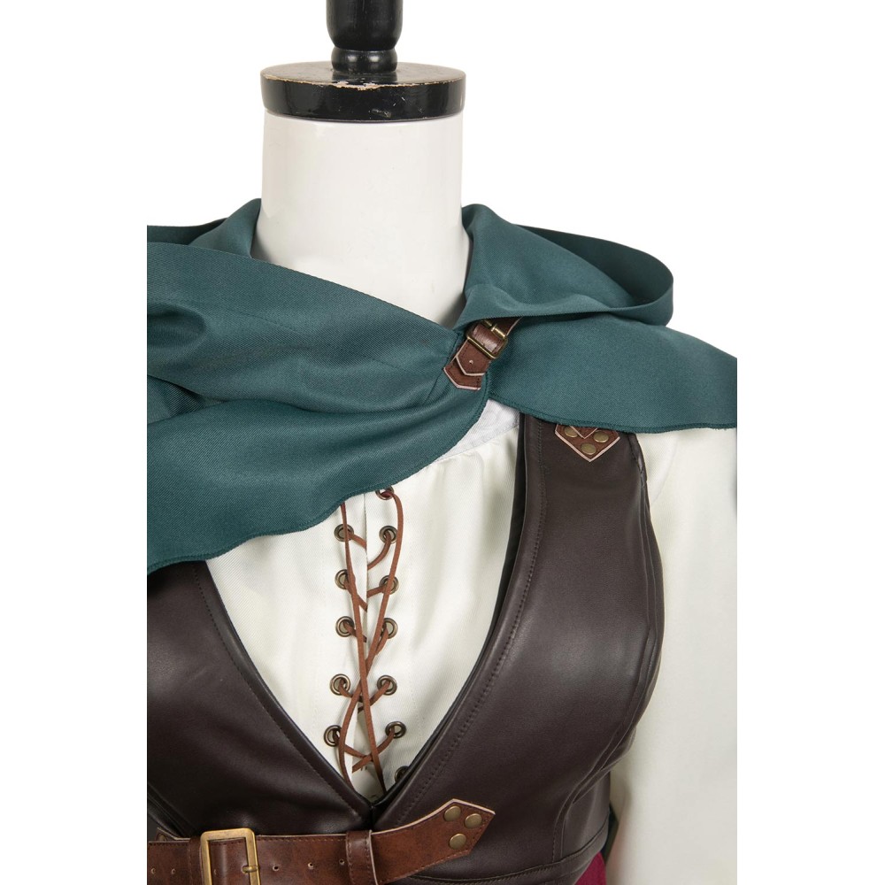 Dragon's Dogma Ulrika Suit Cosplay Costume Halloween Carnival Outfit