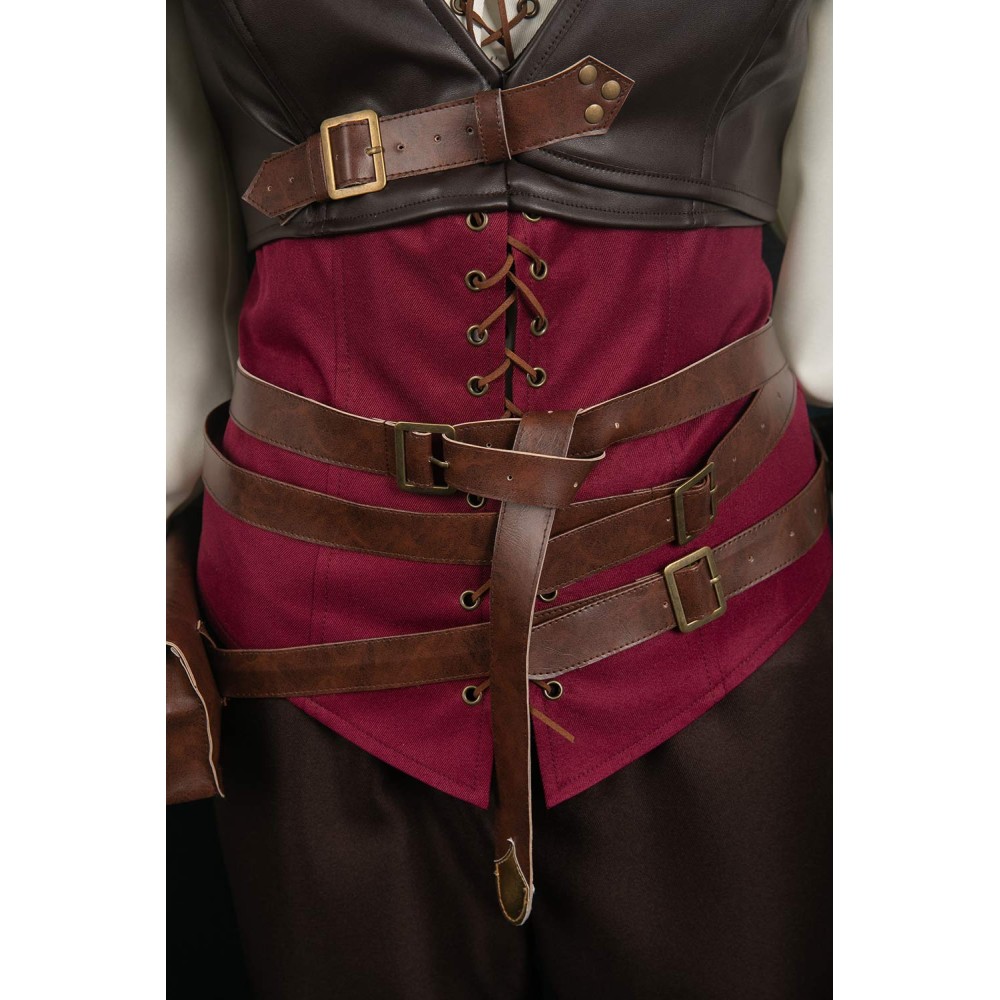 Dragon's Dogma Ulrika Suit Cosplay Costume Halloween Carnival Outfit