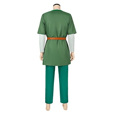 Dragon Quest Arusu Green Cosplay Costume Halloween Carnival Outfit