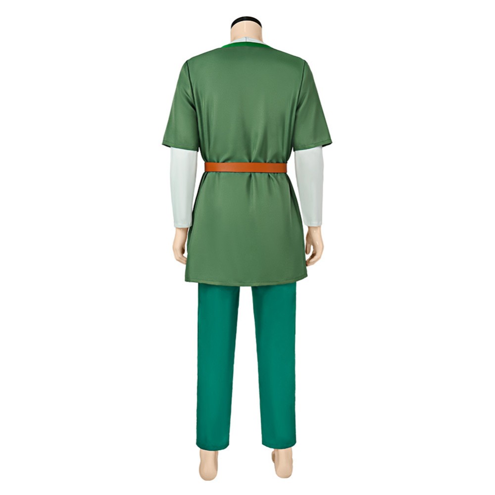 Dragon Quest Arusu Green Cosplay Costume Halloween Carnival Outfit