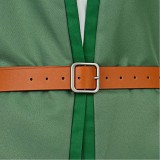 Dragon Quest Arusu Green Cosplay Costume Halloween Carnival Outfit