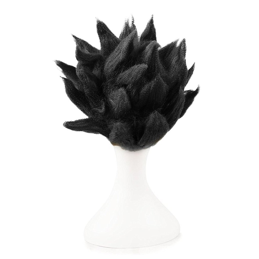 Dragon Ball Z Son Goku Three Color Wig Heat Resistant Synthetic Hair Accessories Cosplay Costume Halloween Carnival