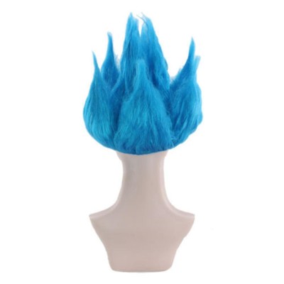Dragon Ball Z Son Goku Three Color Wig Heat Resistant Synthetic Hair Accessories Cosplay Costume Halloween Carnival