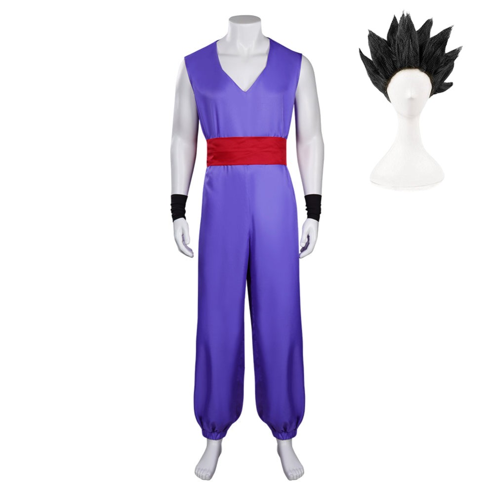Dragon Ball Super : Super Hero Son Gohan Suit Cosplay Costume Halloween Carnival Outfit