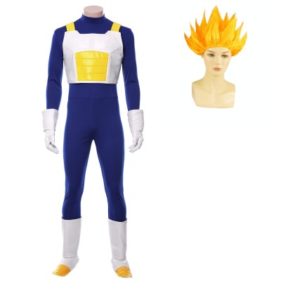 DRAGON BALL Dragonball Z Vegeta IV Suit Cosplay Costume Halloween Carnival Outfit