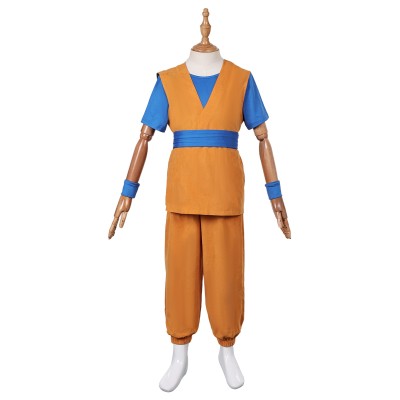 Dragon Ball Daima (2024) Son Goku Kids Uniform Suit Cosplay Costume Halloween Carnival Outfit