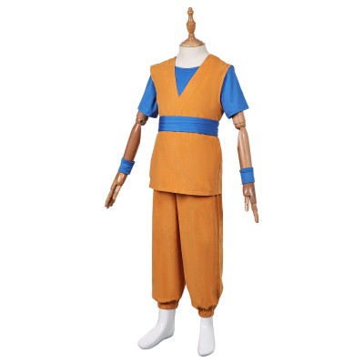 Dragon Ball Daima (2024) Son Goku Kids Uniform Suit Cosplay Costume Halloween Carnival Outfit