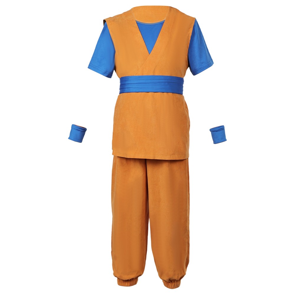 Dragon Ball Daima (2024) Son Goku Kids Uniform Suit Cosplay Costume Halloween Carnival Outfit