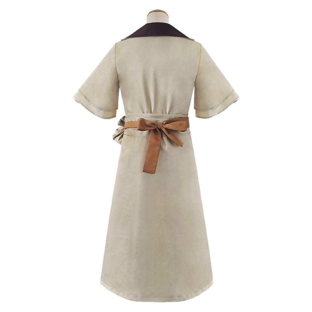 Dr.STONE Shigami Senkuu White Robe Cosplay Costume Halloween Carnival Outfit