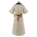 Dr.STONE Shigami Senkuu White Robe Cosplay Costume Halloween Carnival Outfit