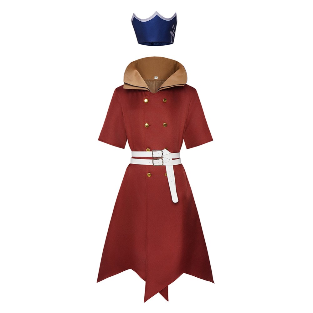 Dr Stone Ryusui Nanami Red Cosplay Costume Halloween Carnival Outfit