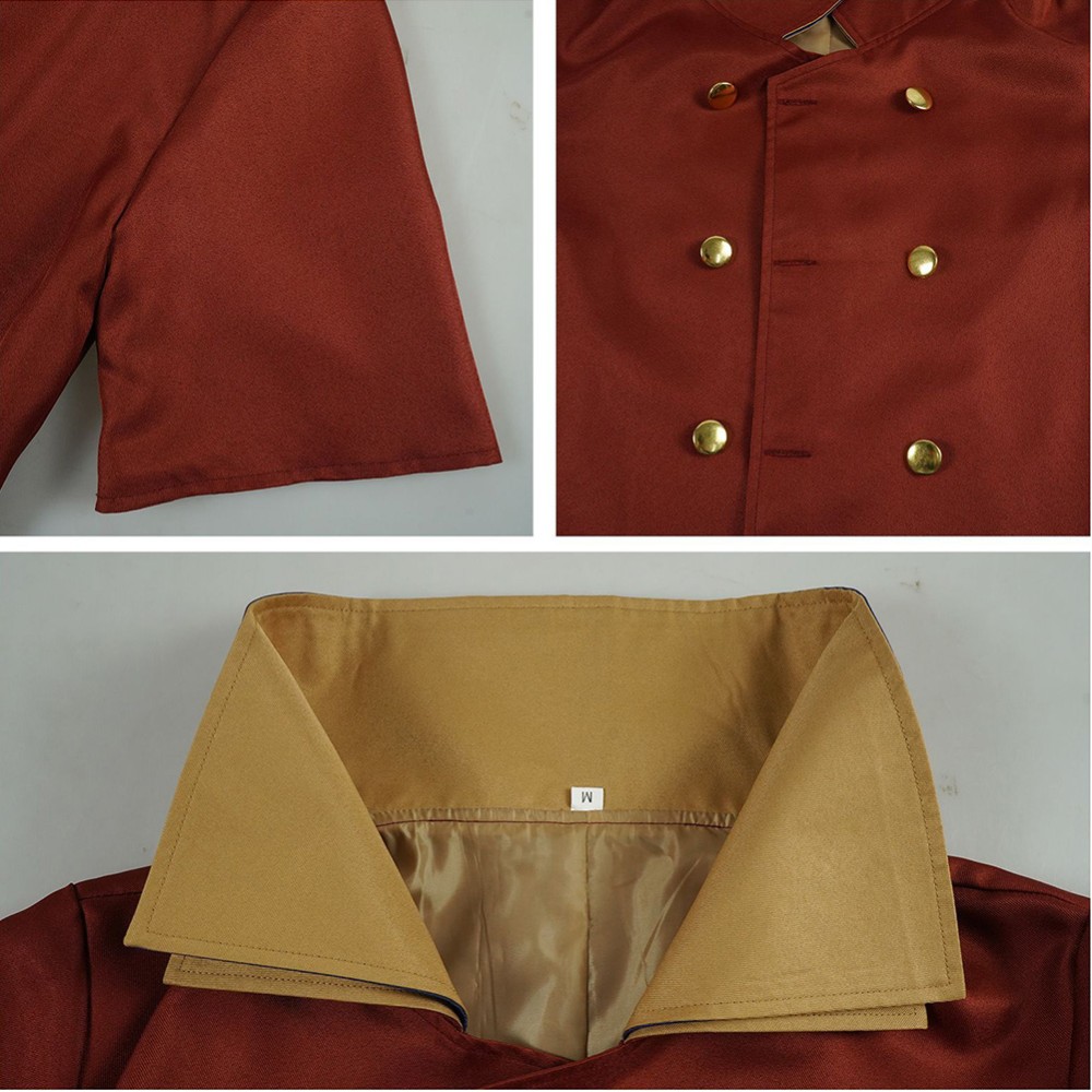 Dr Stone Ryusui Nanami Red Cosplay Costume Halloween Carnival Outfit