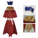 Dr Stone Ryusui Nanami Red Cosplay Costume Halloween Carnival Outfit