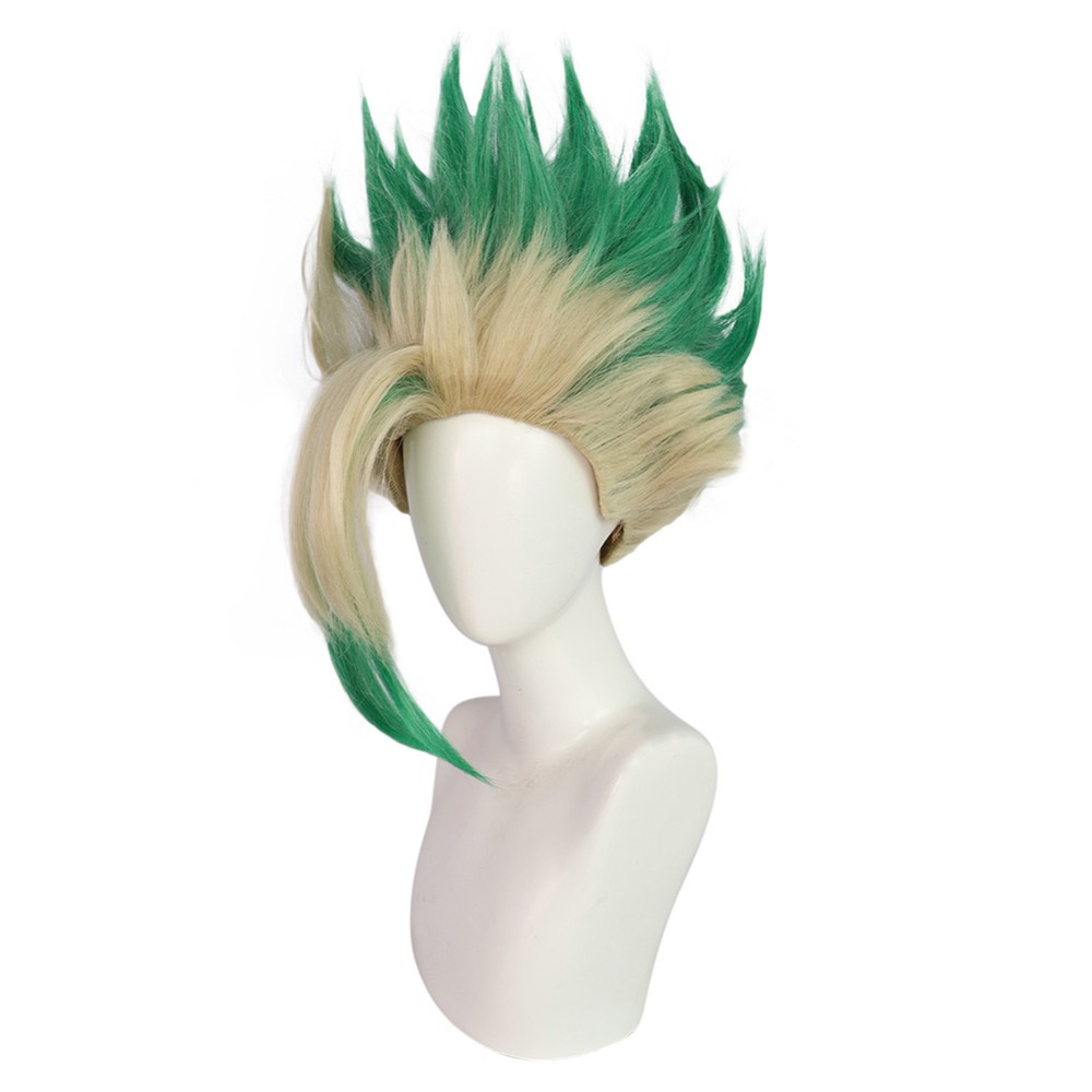 Dr Stone Ishigami Senkuu Wig Accessories Cosplay Costume Halloween Carnival