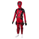 DP Wade Wilson Kids Children Suit Cosplay Costume Halloween Carnival Outfit