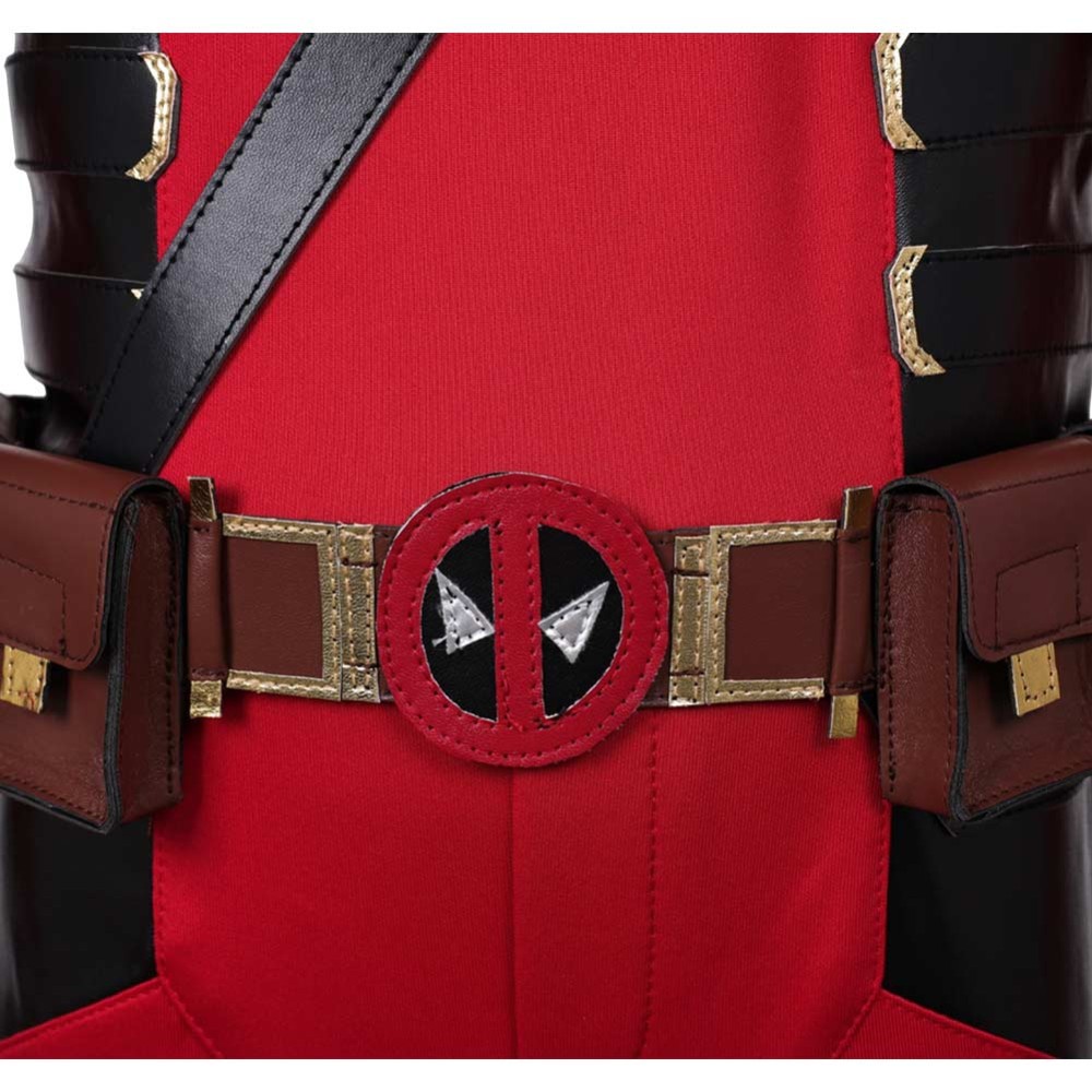 DP Wade Wilson Kids Children Suit Cosplay Costume Halloween Carnival Outfit