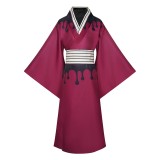 Douma Red Kimono Cosplay Costume Halloween Carnival Outfit