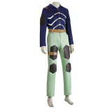 Doro He Doro Caiman Blue and Green Cosplay Costume Halloween Carnival Outfit