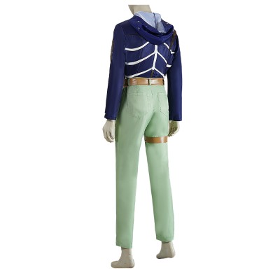 Doro He Doro Caiman Blue and Green Cosplay Costume Halloween Carnival Outfit