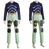 Doro He Doro Caiman Blue and Green Cosplay Costume Halloween Carnival Outfit