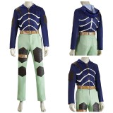 Doro He Doro Caiman Blue and Green Cosplay Costume Halloween Carnival Outfit