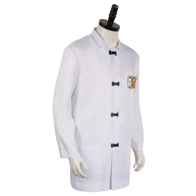 Doctor Siggi Wilzig White Coat Suit Apocalypse Cosplay Costume Halloween Carnival Outfit