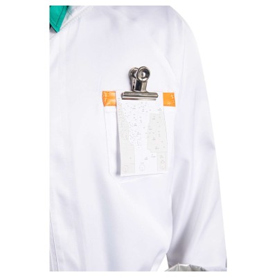 Back to the Future Doc Brown Men Jumpsuit Suit Cosplay Costume Halloween Carnival Outfit