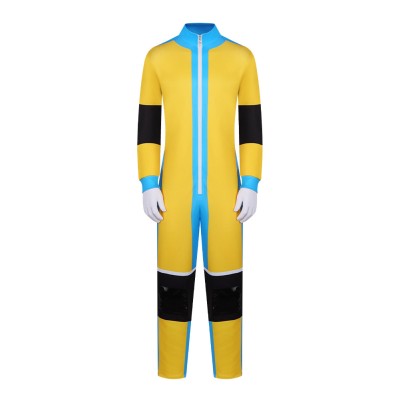 Dispatch Waterboy Yellow Jumpsuit Cosplay Costume Halloween Carnival Outfit