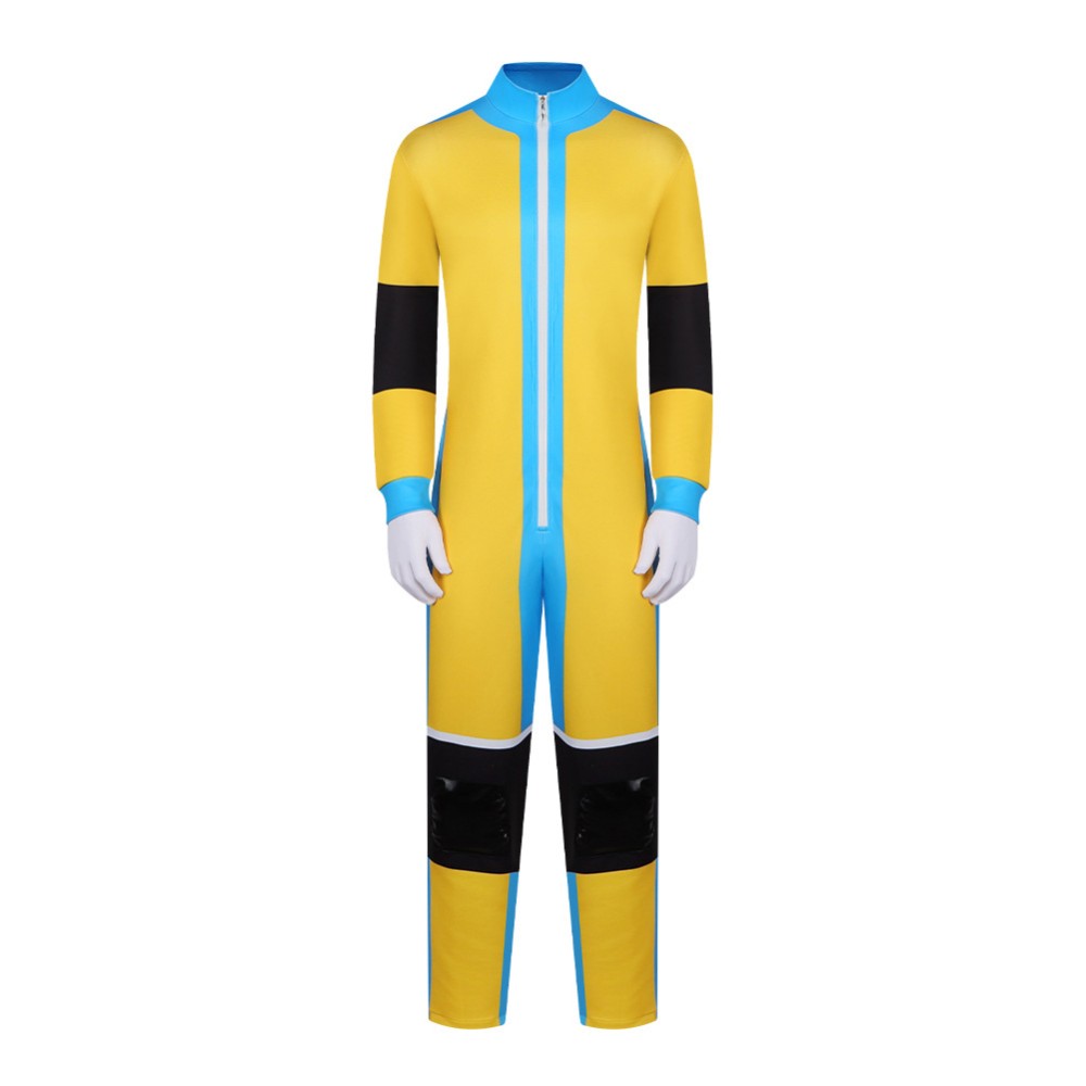 Dispatch Waterboy Yellow Jumpsuit Cosplay Costume Halloween Carnival Outfit