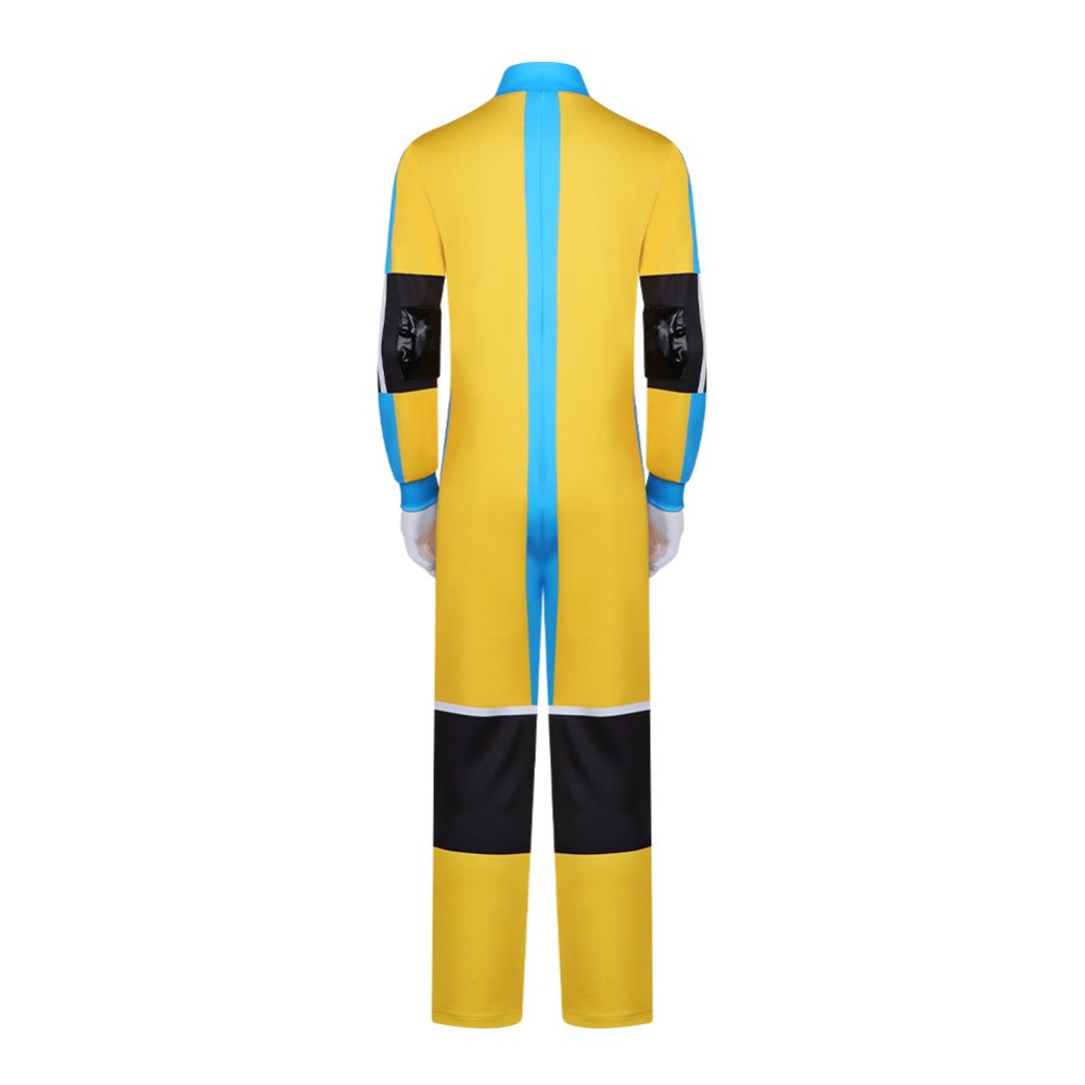 Dispatch Waterboy Yellow Jumpsuit Cosplay Costume Halloween Carnival Outfit