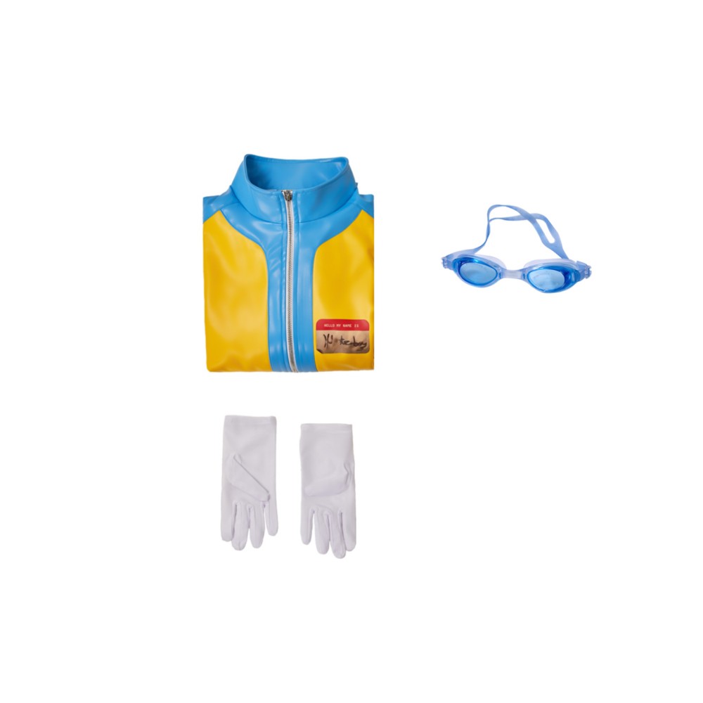 Dispatch Waterboy Herman Jumpsuit Cosplay Costume Halloween Carnival Outfit