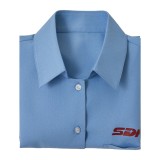 Dispatch Robert Robertson Mecha Man Blue Shirt Cosplay Costume Halloween Carnival